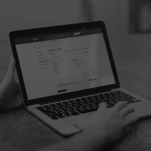Web app for Optiparts